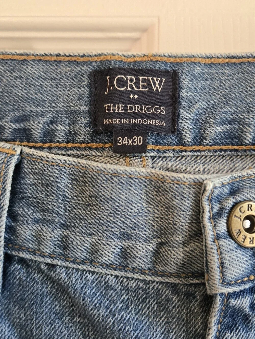 J Crew Mens Driggs Jeans. 34x30